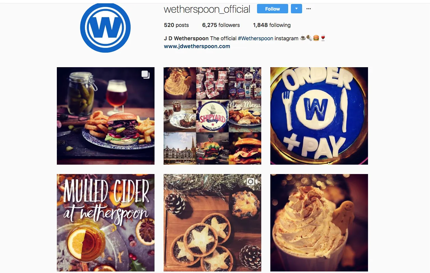 Wetherspoon pub chain shuts its social media accounts