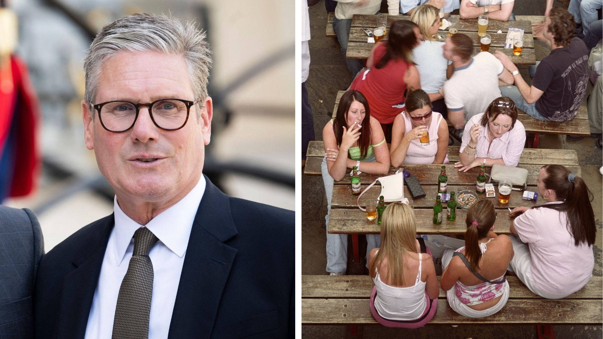 Sir Keir Starmer vows to 'take decisions' on outdoor smoking ban to ease NHS 'burden'